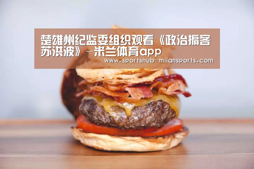 楚雄州纪监委组织观看《政治掮客苏洪波》-米兰体育app(图2) 米兰体育平台